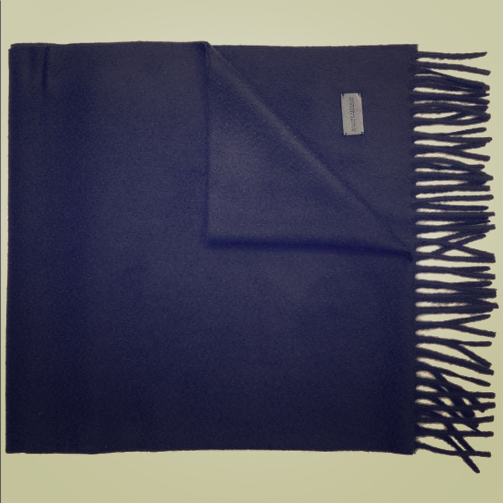 Black SAINT LAURENT Los Angeles Scarf